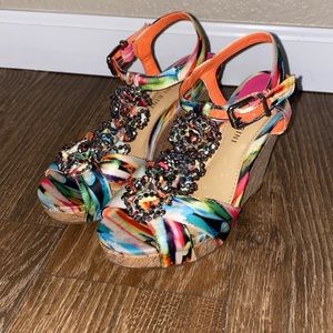 Gianni Bini Cork Wedge